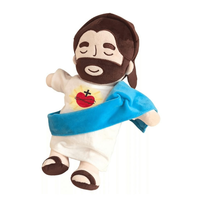 救济耶稣互动毛绒玩具