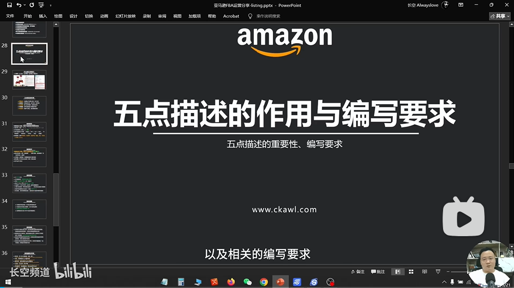 第42节：五点描述的作用与编写要求