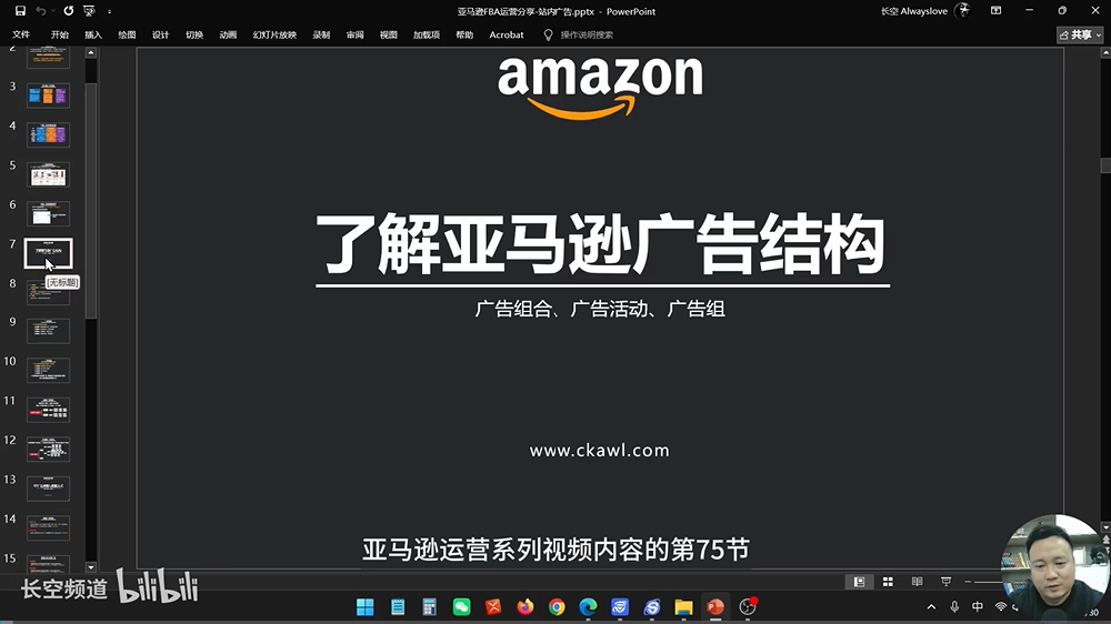 第75节：了解亚马逊广告结构