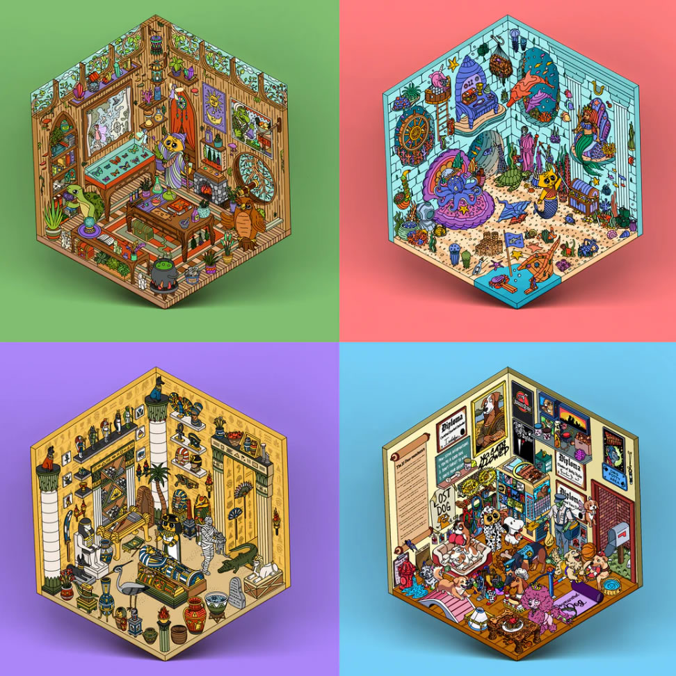 3D效果图案贴纸