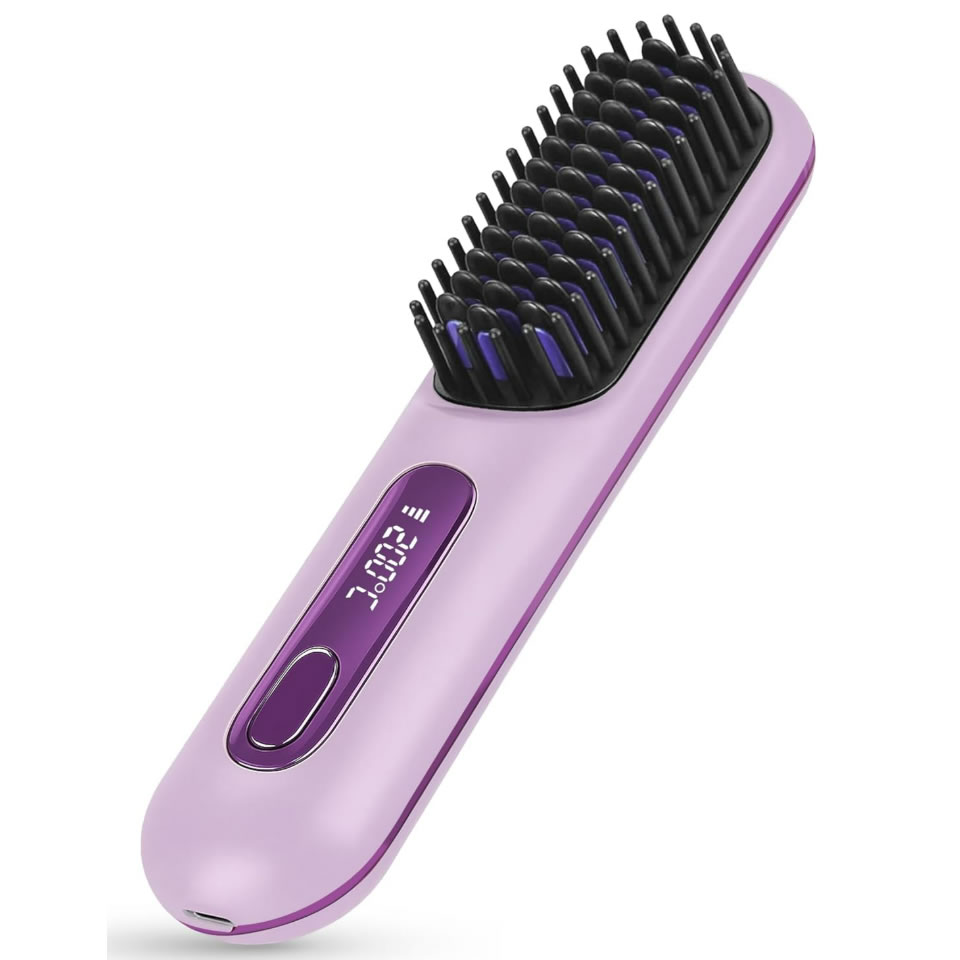 无绳直发梳