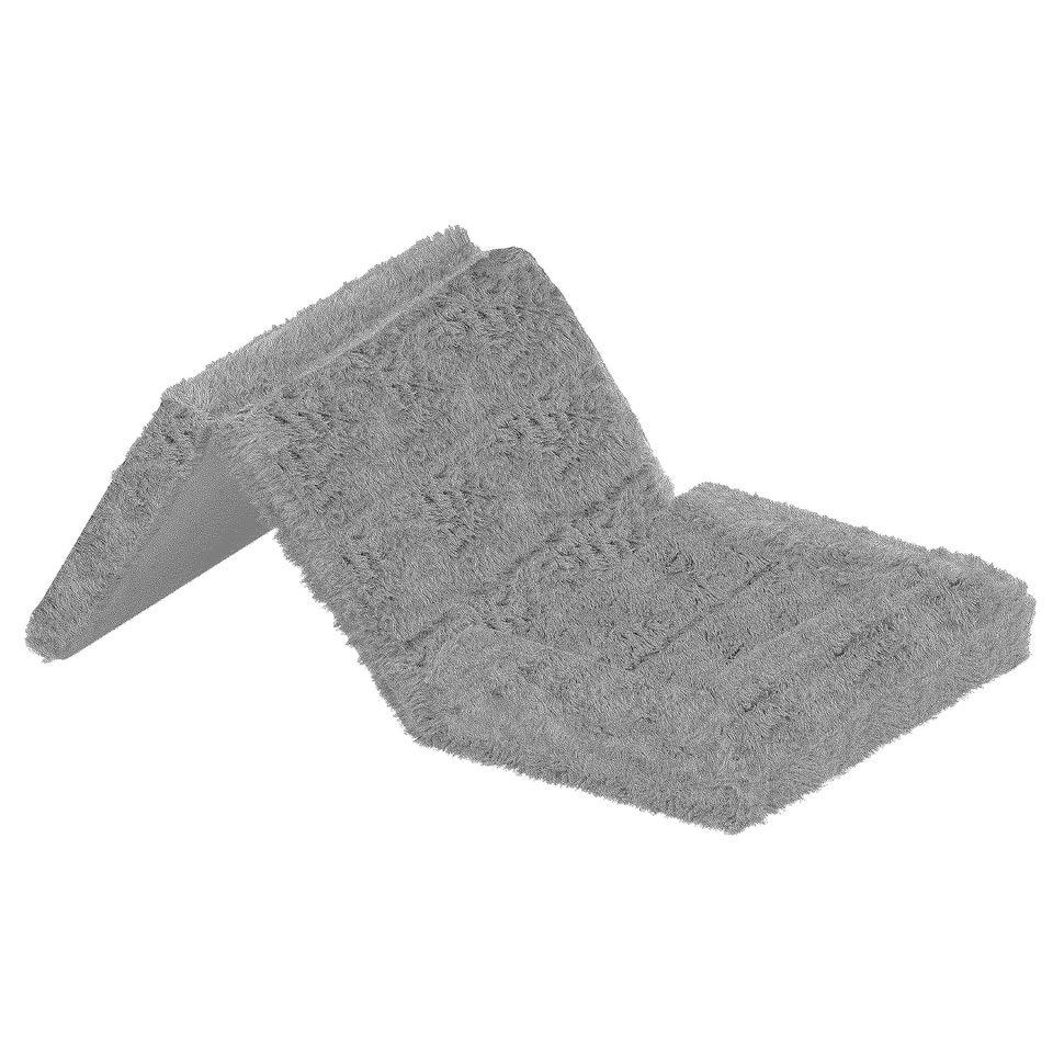 三折式毛绒狗床