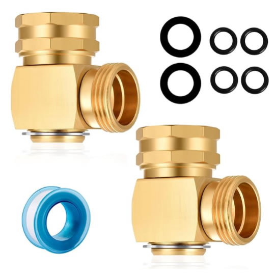 花园软管旋转弯头连接器