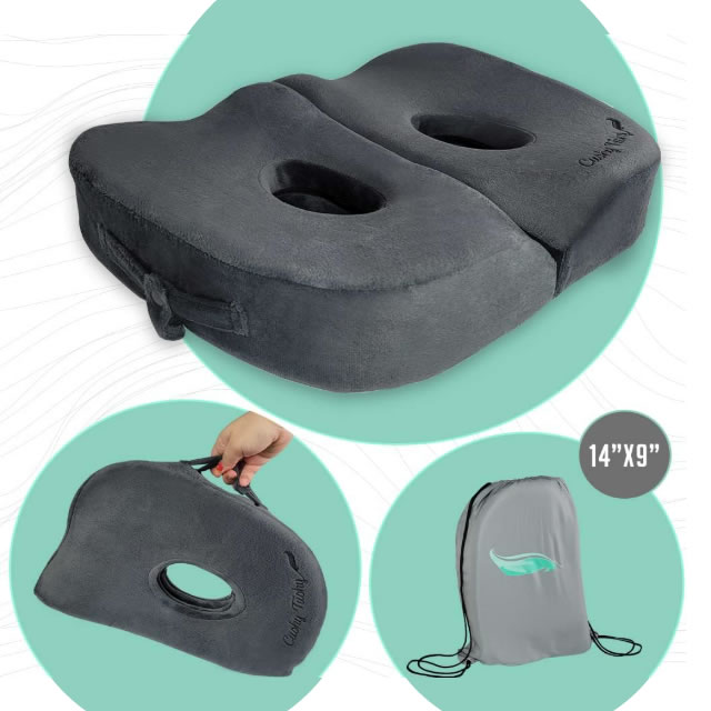 可折叠的矫形座垫