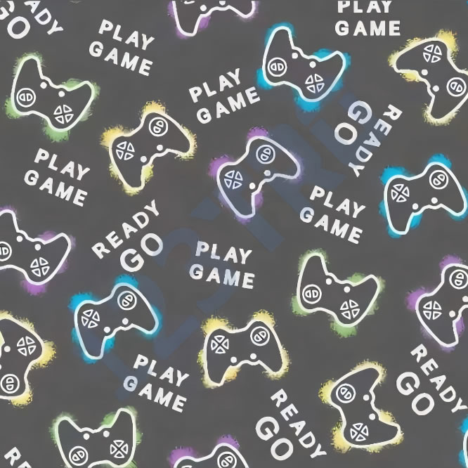 彩色游戏手柄插画