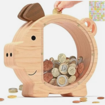 小猪造型存钱罐