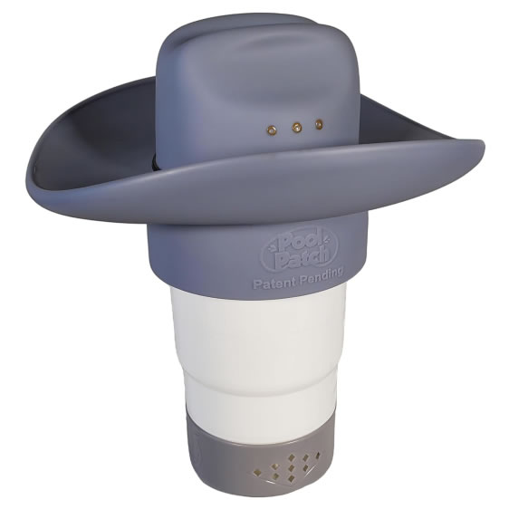 牛仔帽泳池氯片投放器