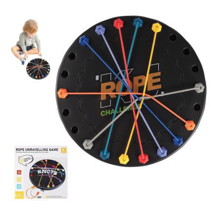 脑力绳结棋盘游戏