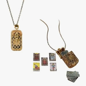 迷你塔罗牌项链